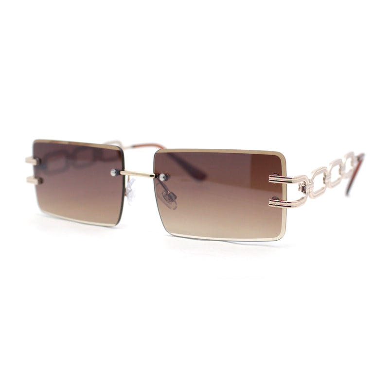 Oversized Chain Sunglasses Designer Shades Detachable Fashion Acrylic Rope  | eBay